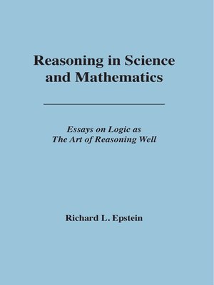 cover image of Reasoning in Science and Mathematics